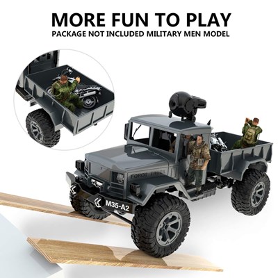 ماشین کنترلی شارژی مدل maxxrace rc Military Truck_اسباب بازی